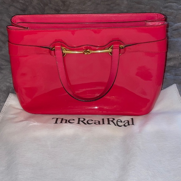 Gucci patent leather satchel 💕💕 - Picture 1 of 14